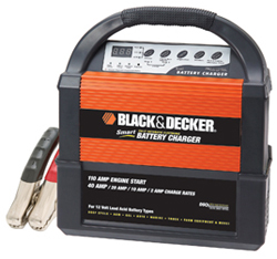 Black & Decker VEC1093DBD Smart Battery 40/20/10/4 Amp Battery Charger